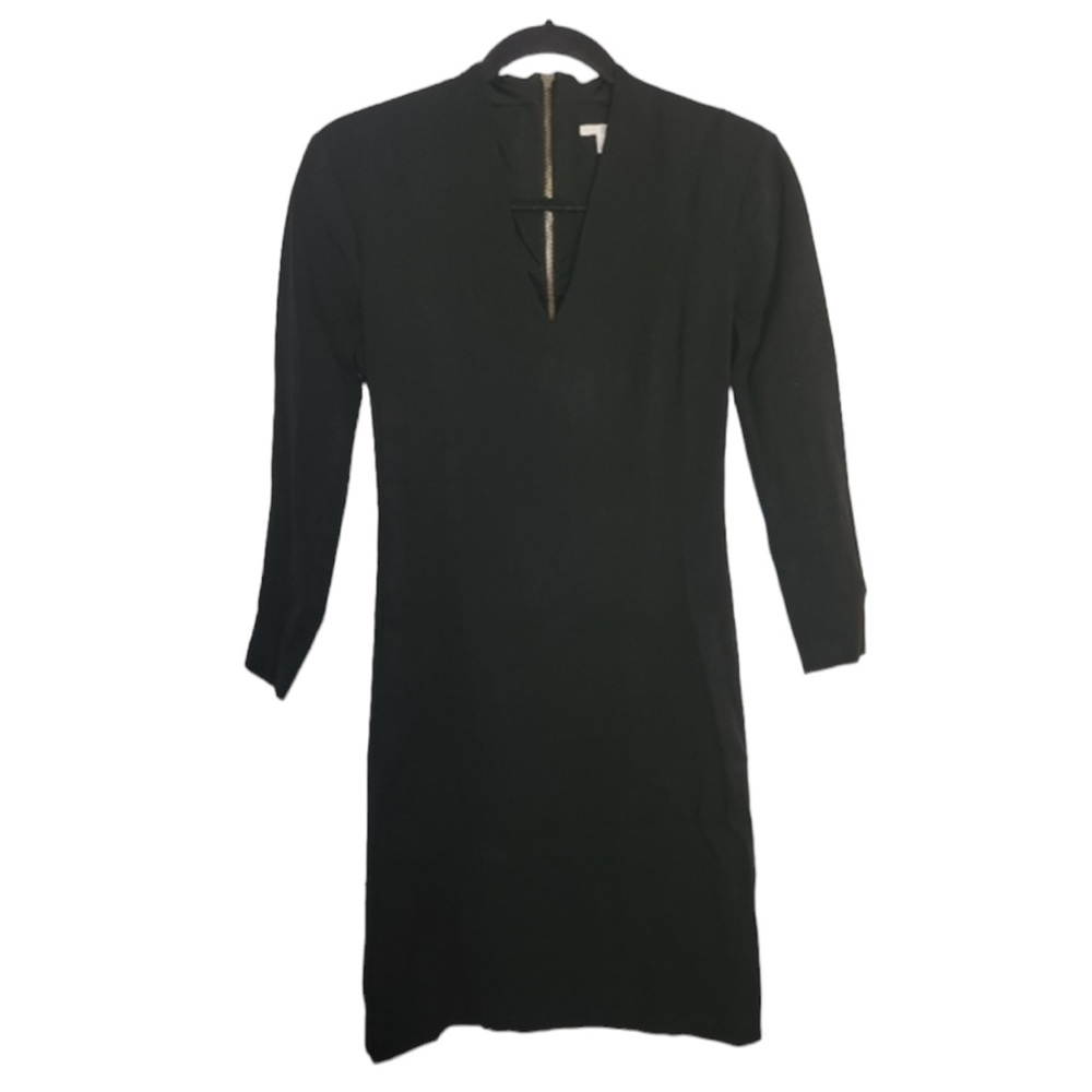Helmut Lang V-Neck Shift Dress - Picture 2 of 11